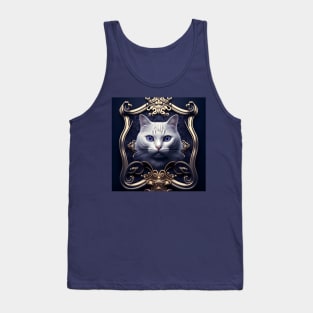 Victorian Kitty Portrait 1 Tank Top